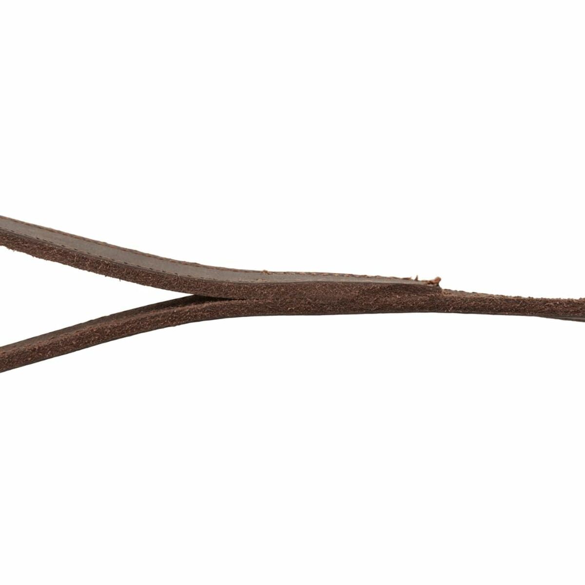 Hundesnor i læder - 20mm bred - 1m lang