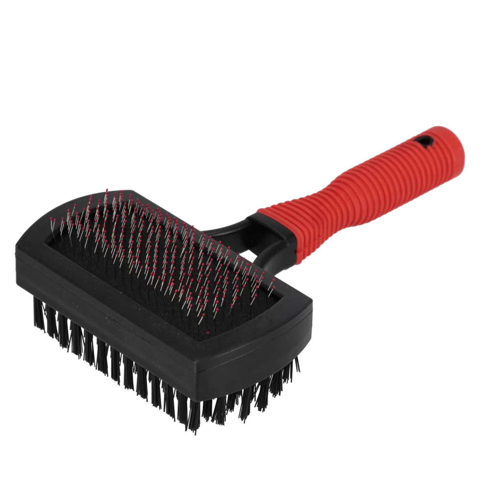 Hundebørste i 2 dele - velegnet til regelmæssig pelspleje