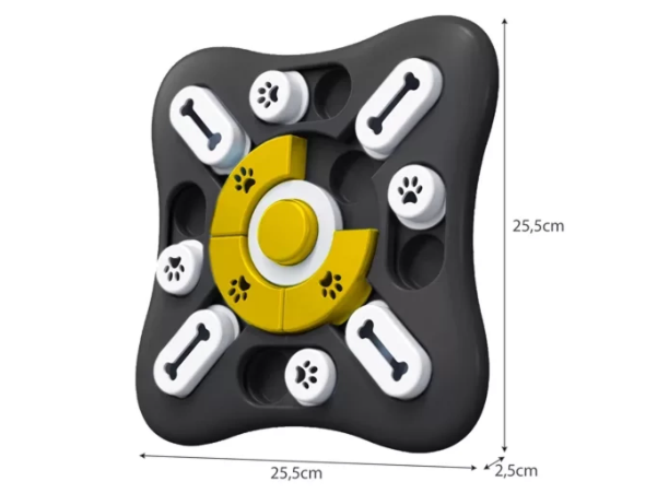Interaktiv hundepuslespil med slow-feeder funktion