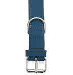 Blåt hundehalsbånd fra Gloria. findes i 3 str.