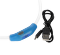 LED-halsbånd til hund - USB opladeligt. Øger sikkerheden i mørket.
