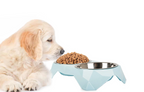 Dobbelt metalskål til hund - 350ml x2