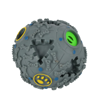 Hundebold med godbidder. Giver mental stimulens - 9cm.