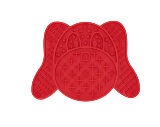 Slikkemåtte med sugekopper – 20 x 18 cm