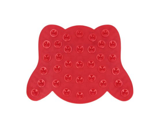 Slikkemåtte med sugekopper – 20 x 18 cm