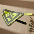 Justerbar refleks bandana med velcro til hund