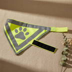Justerbar refleks bandana med velcro til hund