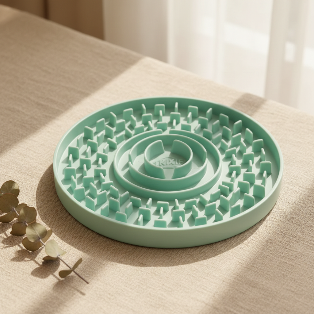 Slowfeeder foderskål - realistisk produktfoto