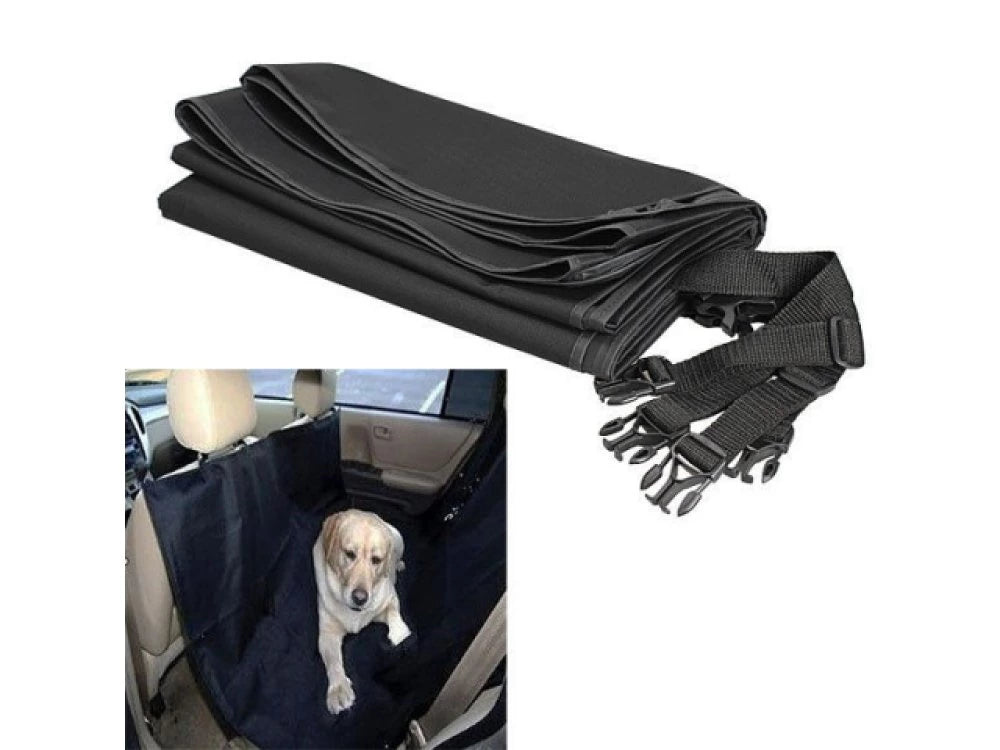 Bilsædemåtte til transport af hunde – 144 x 144 cm, sort