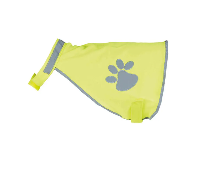 Refleksvest til hund fra Trixie i str. M. Øger hundens synlighed i mørket.
