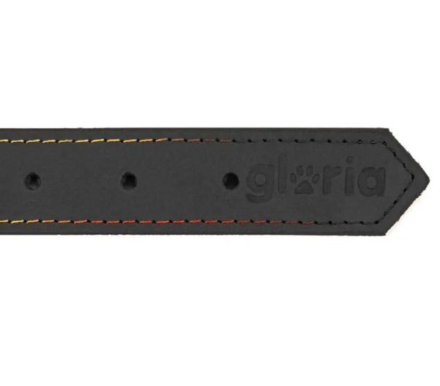 Sort hundehalsbånd fra Gloria - 35cm