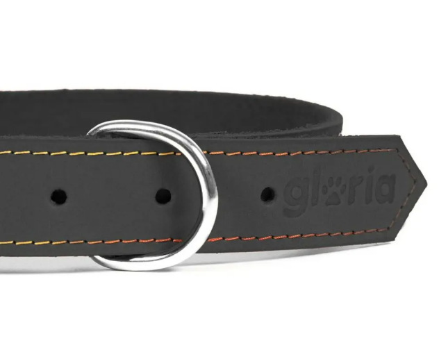 Sort hundehalsbånd fra Gloria - 35cm