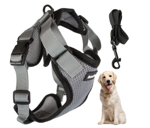 Hundesele m. refleks. Justerbar. Fåes i Str. S, M, L og XL.