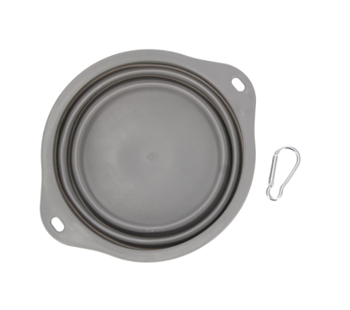 Sammenfoldelig silikoneskål til hund – 19 cm&nbsp;