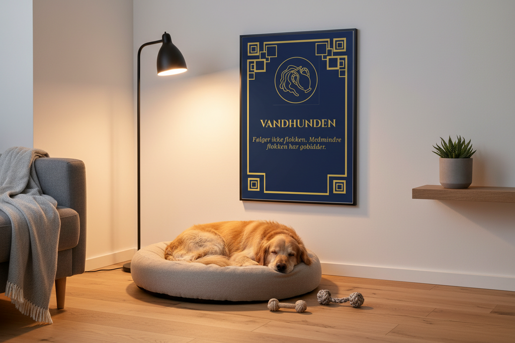 Stjernetegn Hund Plakat – Vandmanden ♒